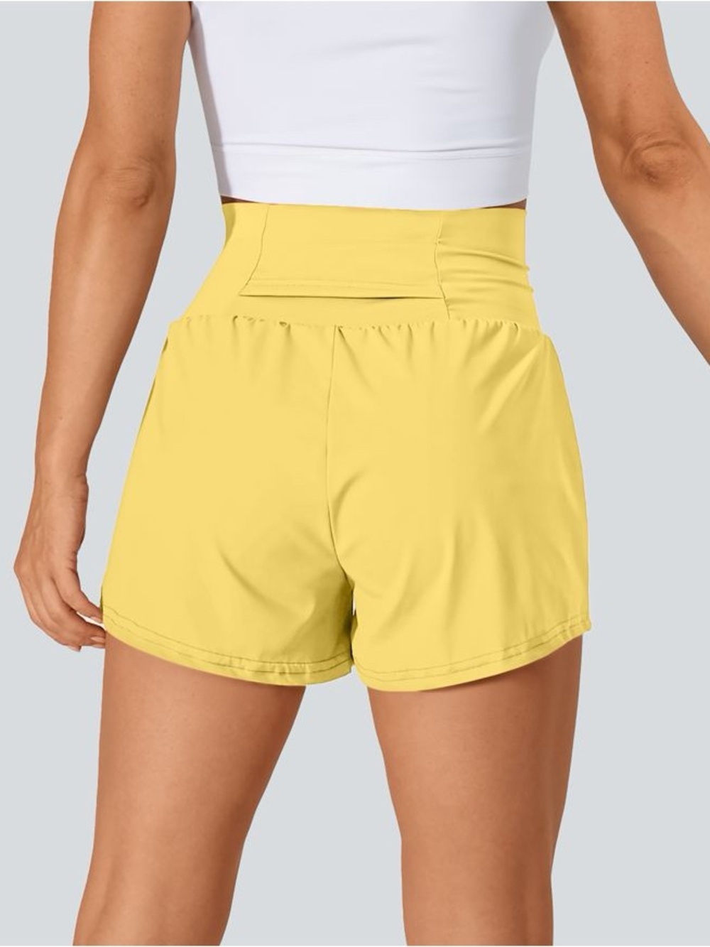 Halara SoftlyZero Airy Super High Waisted Cool Touch Yoga Shorts with Pockets XL